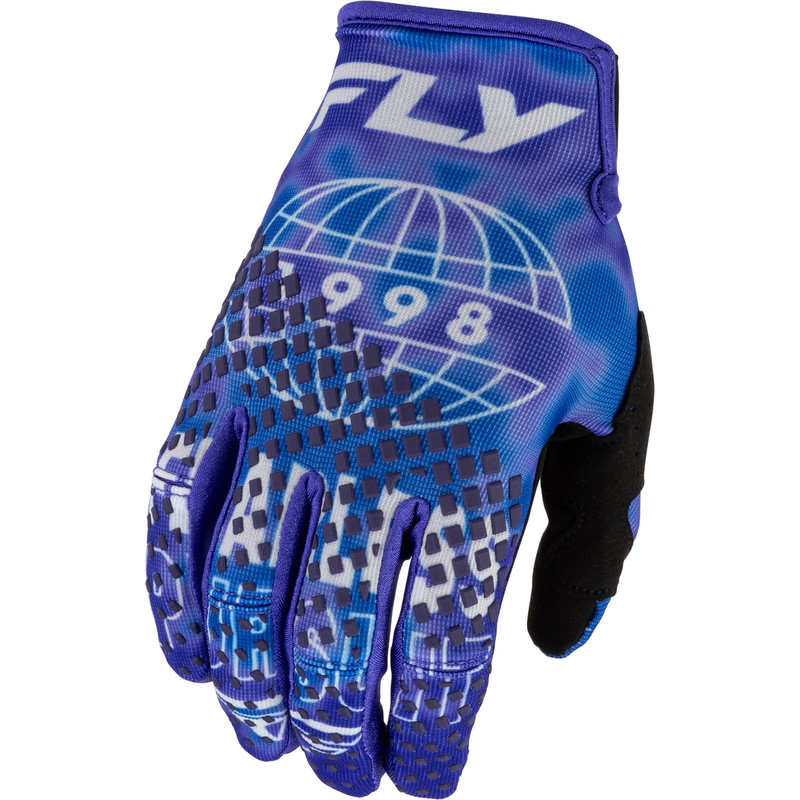 FLY RACING Kinetic Blur Gloves - Blue/Navy FLY RACING Kinetic Blur Gloves - Blue/Navy