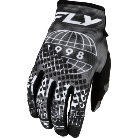 FLY RACING Kinetic Blur Handschuhe - Schwarz/Grau