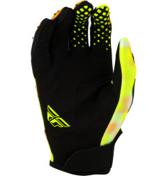 Gants FLY RACING Kinetic Blur - blanc/Hi-Vis/orange