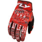 Gants FLY RACING Kinetic Blur - rouge/marron