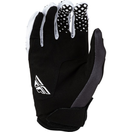 FLY RACING Kinetic Fade Handschuhe - Schwarz/Weiß/Hi-Vis