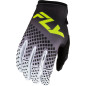 FLY RACING Kinetic Fade Gloves - Black/White/Hi-Vis