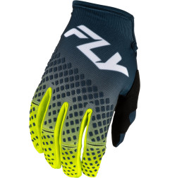 FLY RACING Kinetic Fade Handschuhe - Navy/Hi-Vis/Weiß