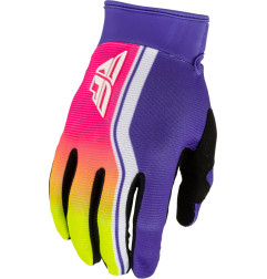 Gants FLY RACING F-16 Raze - violet/rouge/jaune