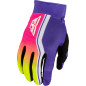 Guantes FLY RACING F-16 Raze - violeta/rojo/amarillo Guantes FLY RACING F-16 Raze - violeta/rojo/amarillo