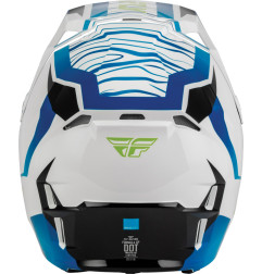 FLY RACING Formula CP Charge Youth Helmet - White/Blue/Black
