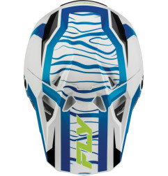 FLY RACING Formula CP Charge Youth Helmet - White/Blue/Black