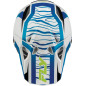 FLY RACING Formula CP Charge Jugendhelm - Weiß/Blau/Schwarz - Größe YL