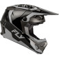 FLY RACING Formula CP Charge Youth Helmet - Black/Grey/Light Grey - size YL