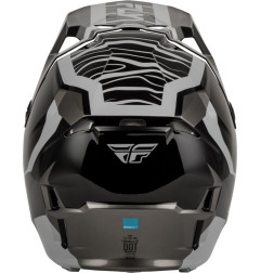 Casco infantil FLY RACING Formula CP Charge - negro/gris/Light Grey