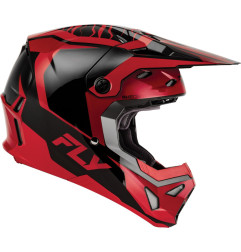 Casque enfant FLY RACING Formula CP Charge - noir/rouge - taille YL