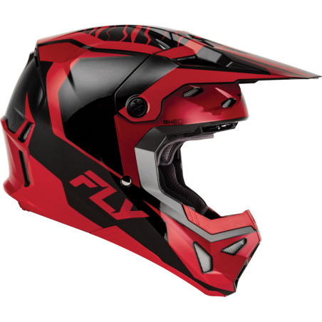 FLY RACING Formula CP Charge Youth Helmet - Black/Red - size YL