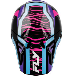 FLY RACING Formula CP Charge Youth Helmet - Black/Purple/Pink/Blue