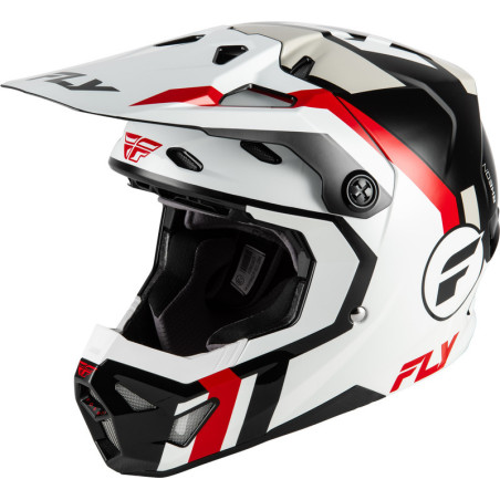 FLY RACING Formula CP Seal Youth Helmet - White/Black/Red