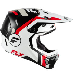 Casco infantil FLY RACING Formula CP Seal - blanco/negro/rojo - talla YL