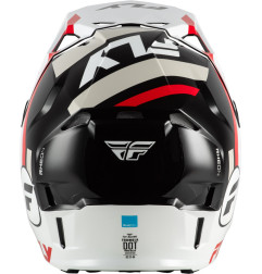 FLY RACING Formula CP Seal Jugendhelm - Weiß/Schwarz/Rot
