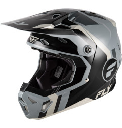 Casco infantil FLY RACING Formula CP Seal - negro/gris/Light Grey
