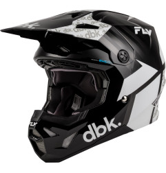Casque enfant FLY RACING Formula CP DBK - noir/blanc/gris