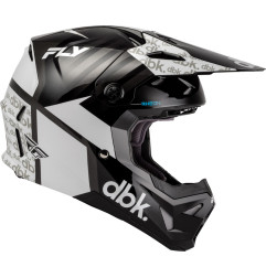 Casque enfant FLY RACING Formula CP DBK - noir/blanc/gris - taille YL