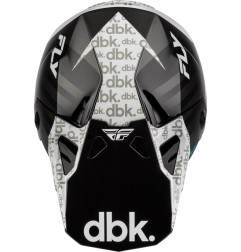 Casco infantil FLY RACING Formula CP DBK - negro/blanco/gris