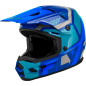 FLY RACING Kinetic Scrap Youth Helmet - Blue/Light Blue/Grey FLY RACING Kinetic Scrap Youth Helmet - Blue/Light Blue/Grey