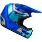 Casque enfant FLY RACING Kinetic Scrap - bleu/Light Blue/gris