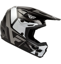 Casco infantil FLY RACING Kinetic Scrap - negro/blanco/gris