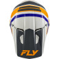 Casco infantil FLY RACING Kinetic Scrap - blanco/naranja/azul/gris Casco infantil FLY RACING Kinetic Scrap - blanco/naranja/azul/gris