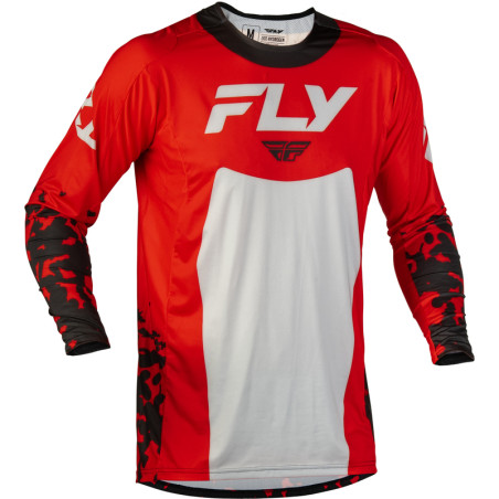 FLY RACING Lite Flake Jugend Jersey - Grau/Gris/Schwarz