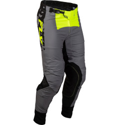 FLY RACING Lite Flake Jugend Hose - Grau/Hi-Vis/Schwarz
