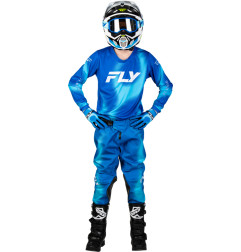 FLY RACING Kinetic Torch Jugend Jersey- Light Blue/Blau