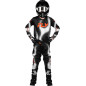 FLY RACING Kinetic Torch Jugend Jersey- Schwarz/Weiß/Orange