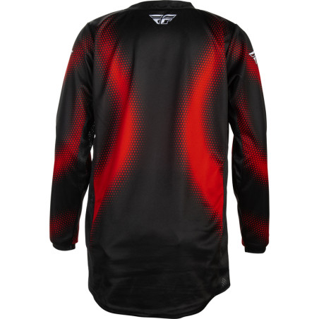 Camiseta infantil FLY RACING Kinetic Torch - negro/rojo/blanco