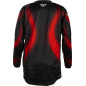 FLY RACING Kinetic Torch Jugend Jersey- Schwarz/Rot/Weiß