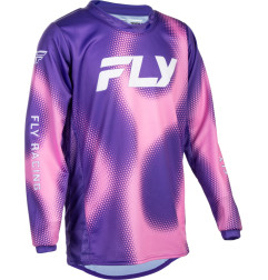FLY RACING Kinetic Torch Jugend Jersey- Purple/Rosa