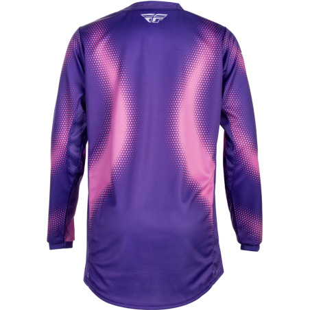 FLY RACING Kinetic Torch Jugend Jersey- Purple/Rosa