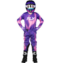 FLY RACING Kinetic Torch Jugend Jersey- Purple/Rosa