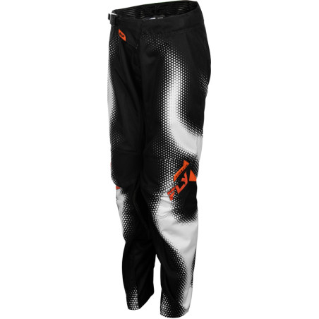 FLY RACING Kinetic Torch Jugend Hose - Schwarz/Weiß/Orange