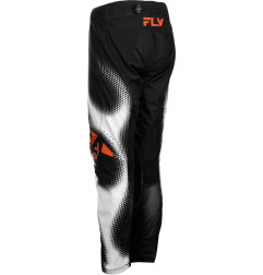 FLY RACING Kinetic Torch Jugend Hose - Schwarz/Weiß/Orange