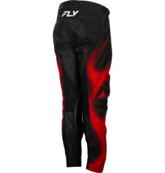 Pantalón infantil FLY RACING Kinetic Torch - negro/rojo/blanco