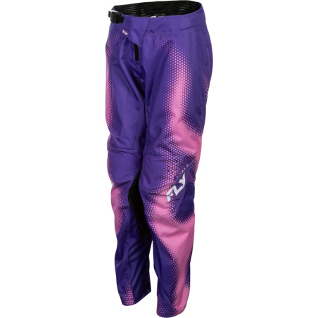 Pantalón infantil FLY RACING Kinetic Torch - violeta/rosa