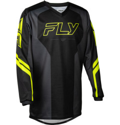 FLY RACING F-16 Raze Youth Jersey - Black/Grey