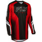 FLY RACING F-16 Raze Jugend Jersey- Schwarz/Rot/Weiß FLY RACING F-16 Raze Jugend Jersey- Schwarz/Rot/Weiß