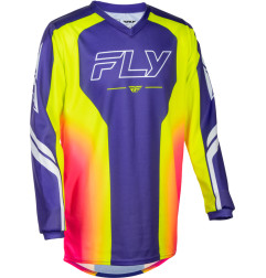 FLY RACING F-16 Raze Jugend Jersey- Purple/Rot/Gelb