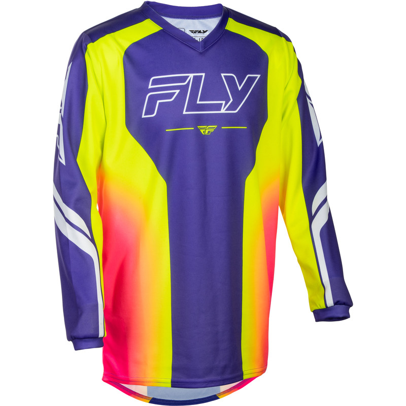 FLY RACING F-16 Raze Jugend Jersey- Purple/Rot/Gelb FLY RACING F-16 Raze Jugend Jersey- Purple/Rot/Gelb