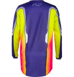 Maillot enfant FLY RACING F-16 Raze - violet/rouge/jaune
