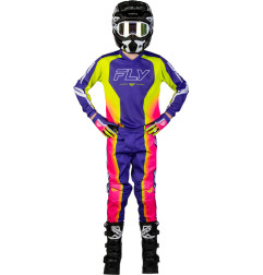 FLY RACING F-16 Raze Youth Jersey - Purple/Red/Yellow
