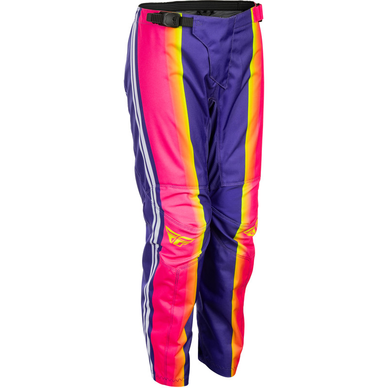 FLY RACING Youth F-16 Raze Pants - Purple/Red/Yellow