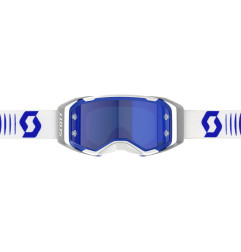 Masque SCOTT Prospect 2.0 AMP Chrome - Doppler White/bleu écran Blue Chrome Works