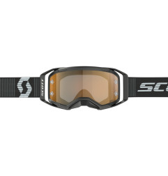 Masque SCOTT Prospect 2.0 AMP Chrome - noir/blanc écran Gold Chrome Works